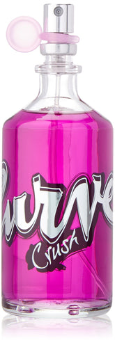 Liz Claiborne Curve Crush EDT bottle, 3.4 oz, ideal for romantic wear.