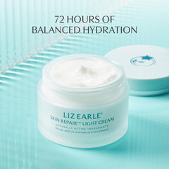 Avocado oil and borage oil blend in Liz Earle formula smoothing the skin.