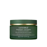 Liz Earle Superskin cleansing balm jar close-up for luxurious makeup removal.