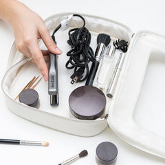 Lizze Mini pocket-size iron ready to slip into bags for quick fixes.