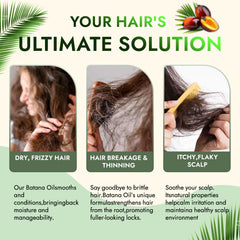 LJOQM Rosemary-Castor blend bottle highlights shine boost and stronger strands.