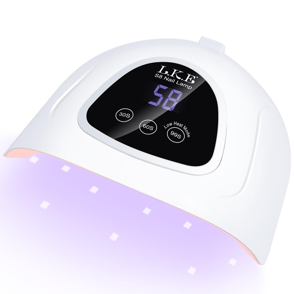 LKE UV light for gel nails with even curing for salon-like results.