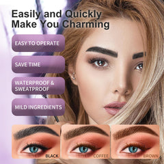 LLNNOVUE applicator bundle for precise at-home lash and brow tinting