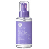 L LUSETA Biotin Hair Growth Serum bottle promotes a healthy hair appearance.