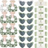 Loanzeg bridesmaid scrunchies bulk pack for wedding party styling