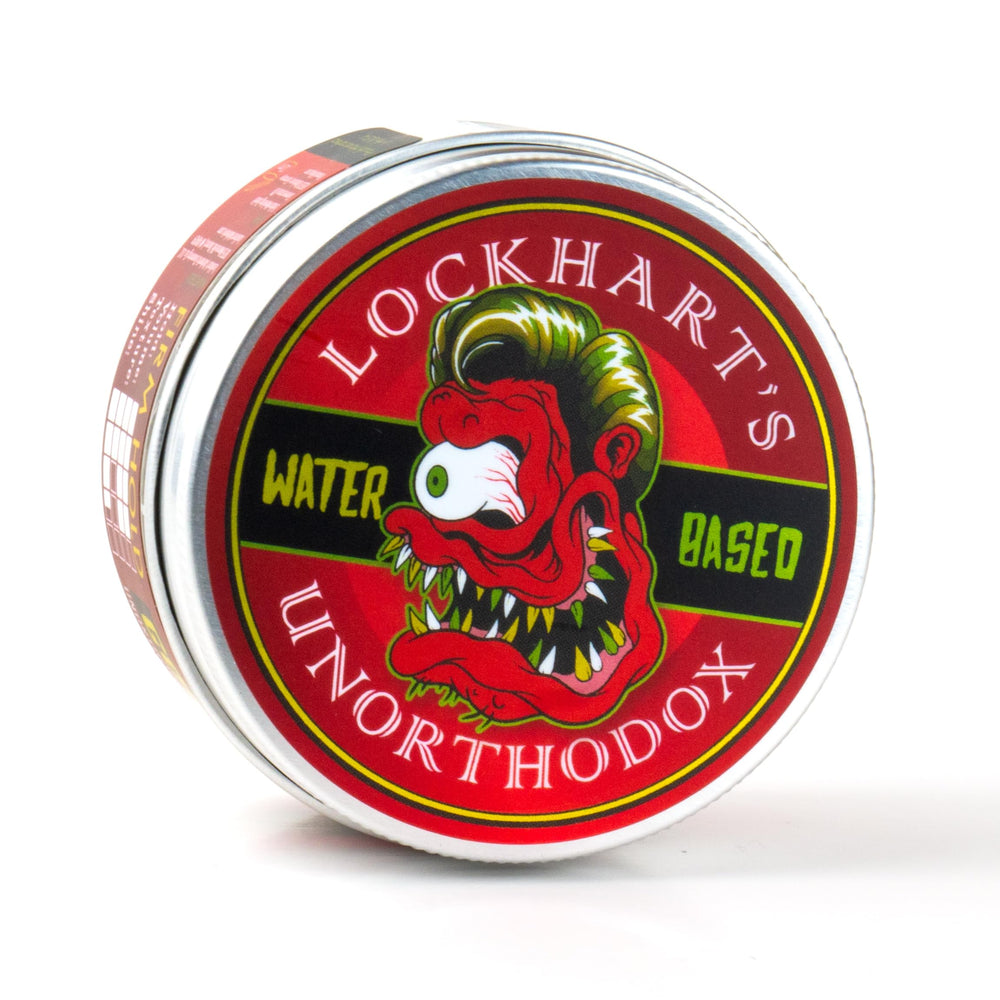 Lockhart's Unorthodox Goon Grease bottle with strong hold and easy washout.