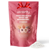 Locsanity Dreadlock Detox bottle pour for easy deep cleansing.