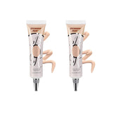 LOKFAR matte eyeshadow primer white tube enhances color payoff and crease control.