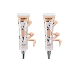LOKFAR matte eyeshadow primer white tube enhances color payoff and crease control.