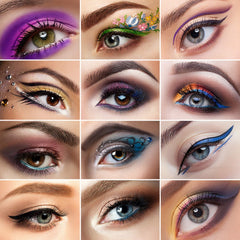 LOKFAR pearl eyeliner swatch highlights shimmering glow for elegant eye contour.