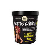 Lola From Rio Morte Subita hair mask jar engages chemically treated hair with rich nourishment.