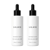 LolaVie Lightweight Hair Oil bottle 1.5 oz delivering smooth shine.