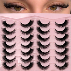 Loladook cat eye lashes 16mm natural look full strip for everyday elegance