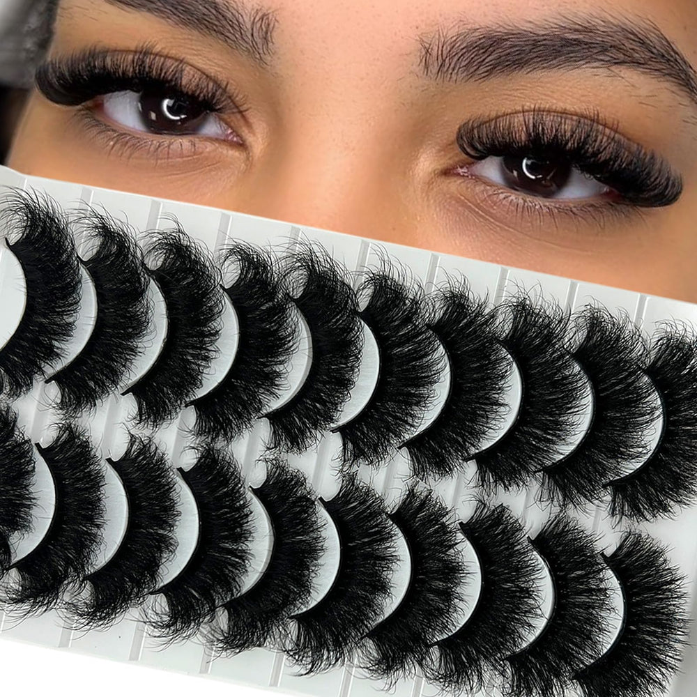 loladook mink lashes 20mm long strip for dramatic everyday looks.