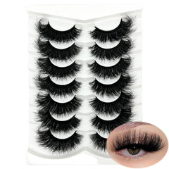 loladook mink lashes dramatic cat-eye 25mm full-volume look