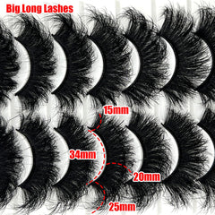 loladook mink lashes 25mm bold wispy for enhanced length and drama