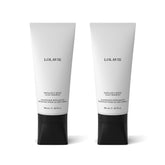 LolaVie Exfoliate & Detox Scalp Shampoo bottle offers a clarifying cleanse for buildup.