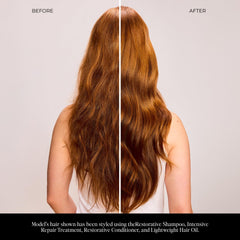 LolaVie Exfoliate & Detox Scalp Shampoo application demonstrates cleansing ritual.