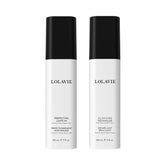 LolaVie Glossing Detangler bottle ready for detangling and heat protection.