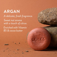 LOLE'S travel-friendly solid bar reduces plastic waste and eases packing.