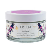 LOLLIA Imagine box packaging with gold accents offering a premium gift-ready presentation.