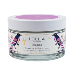 LOLLIA Imagine box packaging with gold accents offering a premium gift-ready presentation.