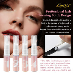 Lomansa setting solution bottle seals the lift for longevity
