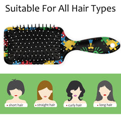 Lombardiden Soft Nylon Pins Scalp Massage for gentle scalp care during brushing.