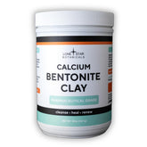 Lone Star Botanicals calcium bentonite face mask powder purifies pores for clear skin