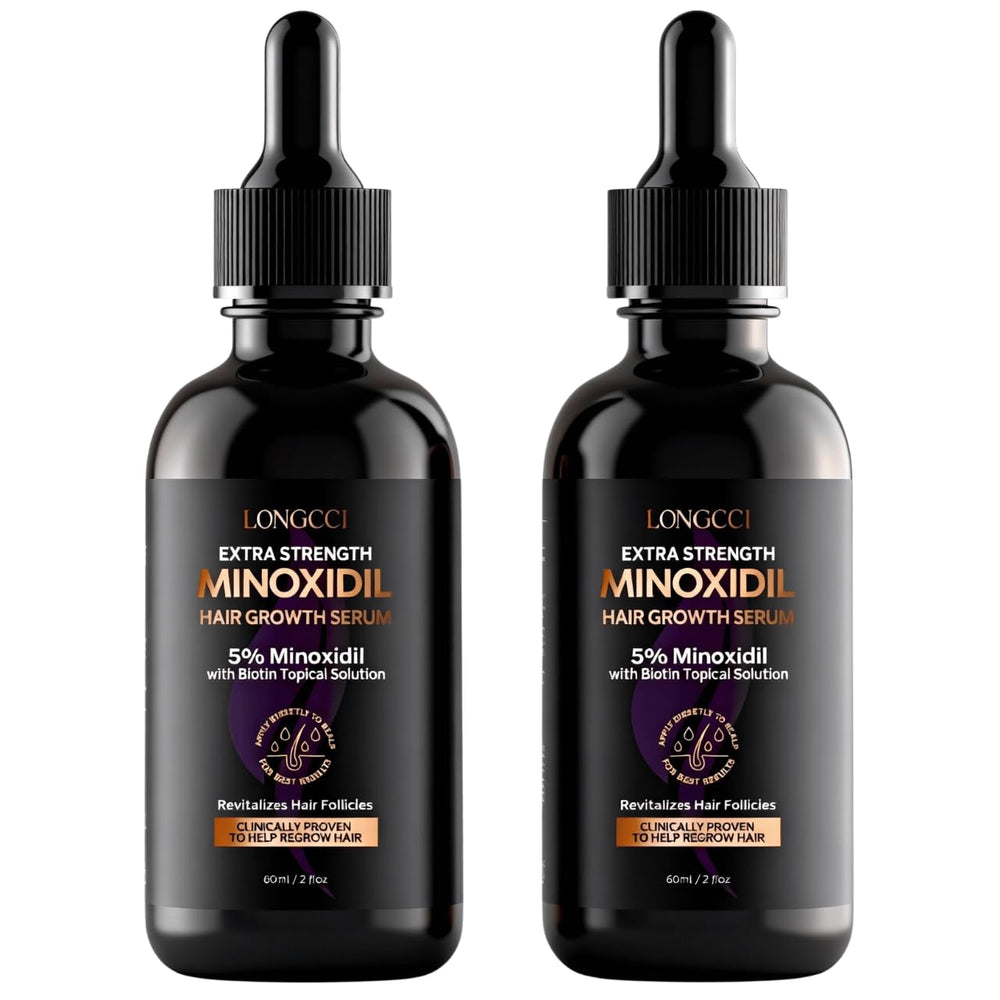 LONGCCI 5% Minoxidil bottle for hair density support