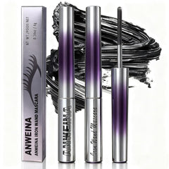 Loobexery iron wand mascara close-up showing precise separation for clump-free lashes