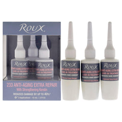 LOOGBH Roux 233 bottle pour highlights a hydrating leave-in treatment for shine