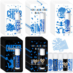 Loopeer blue cheer lip balm 30-pack for team gifts and party favors.