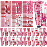 Loopeer Valentine hand cream set with 24 compact tubes for thoughtful gifts.