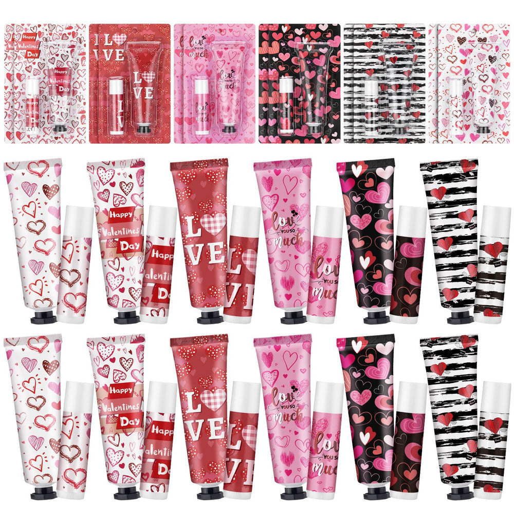 Loopeer Valentine hand cream 12-pack for thoughtful gifts and daily moisture