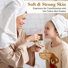 Face and body hydration application scene demonstrates versatile use for dry skin