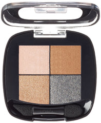 L'Oreal Paris Colour Riche Eye Pocket Palette French Biscuit swatches show shimmer and matte finishes