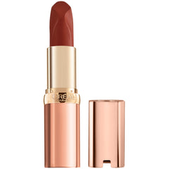 L'Oreal Paris Colour Riche Les Nus Nu Extreme lipstick bullet swatch shows rich nude shade