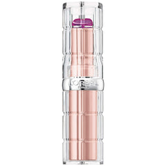 L’Oréal Paris Colour Riche Plump and Shine lipstick swatch on skin with sheer color