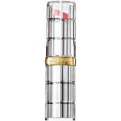 L'Oreal Paris Colour Riche Shine Lipstick Burnished Blush close-up showing the glossy finish