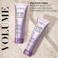 L’Oréal Paris EverPure Volume Conditioner bottle adds body and softness.