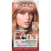 L'Oreal Paris Feria Strawberry Blonde kit packaging showing vibrant color options