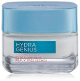 L\'Oreal Paris Hydra Genius bottle front view showing a lightweight gel moisturizer