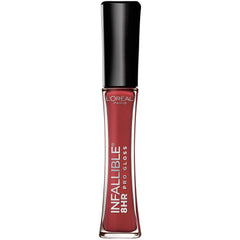 L’Oréal Paris Infallible Suede gloss swatch with precise applicator for exact color