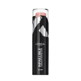 L'Oreal Paris Infallible Blush Stick 001 Sexy Flush compact shows intense color.