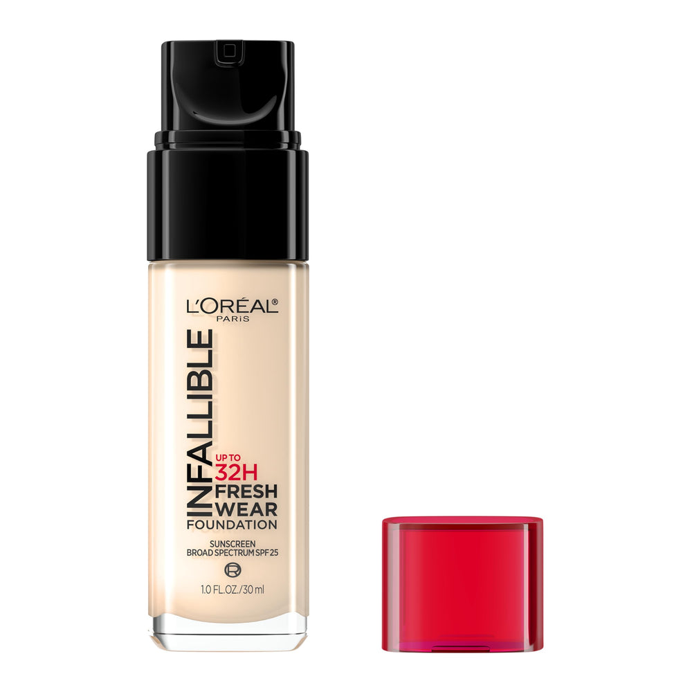 L'Oreal Paris Infallible Fresh Wear bottle showing lightweight foundation for everyday wear
