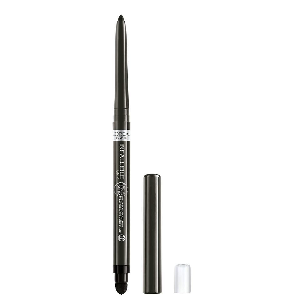 L'Oreal Paris Infallible Grip case closeup highlights durable design for long-wear.