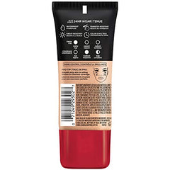 L'Oreal Paris Pro-Matte foundation swatches in Natural Buff showing smooth, even tone.