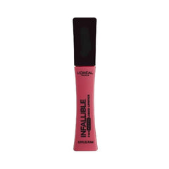 L’Oréal Paris Infallible Pro-Matte Lipstick Plum Bum close-up showing long-wear matte color.