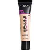 L'Oreal Paris Infallible Total Cover bottle in Creamy Natural for long-lasting coverage.